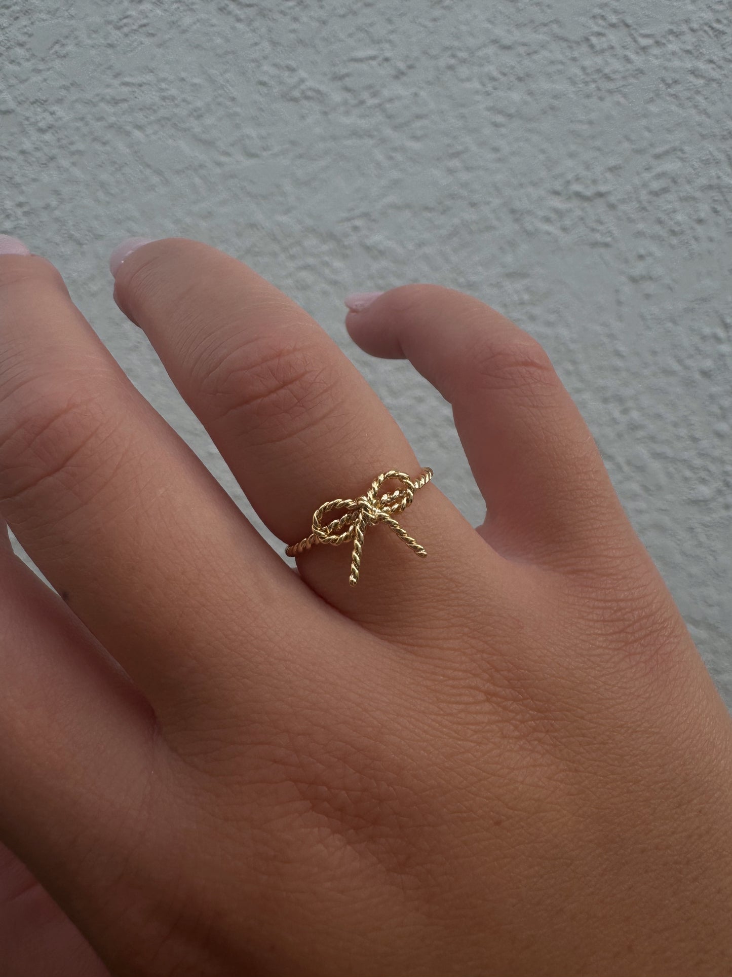 Twisted Bow Ring
