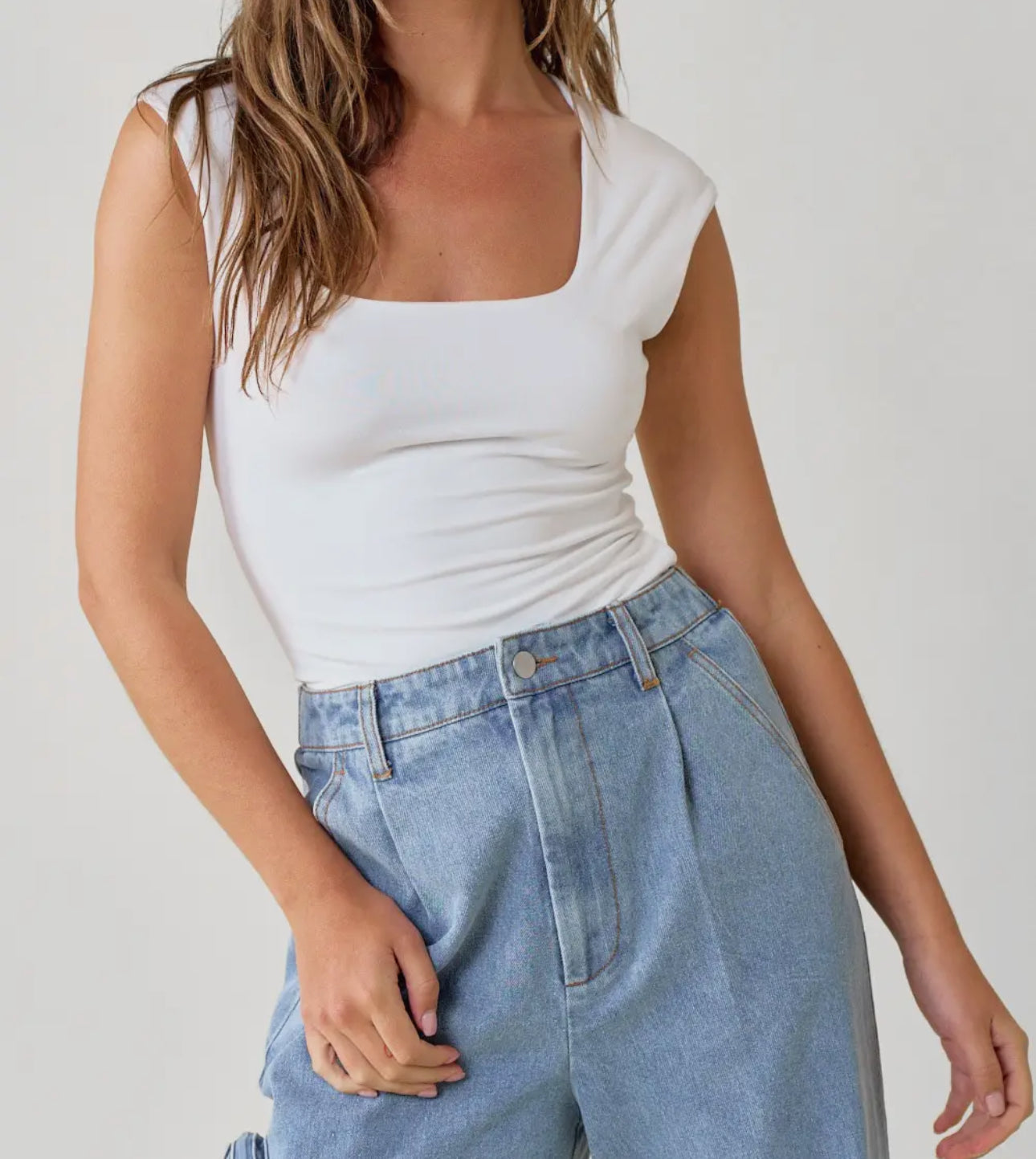Square Neck Bodysuit