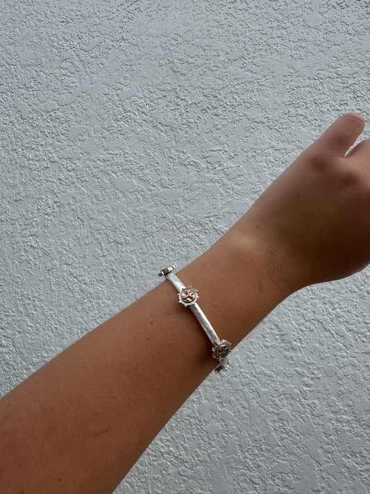 Cross Coin Bangle