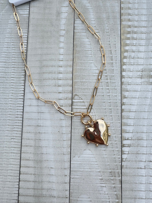 Spiky Heart Necklace