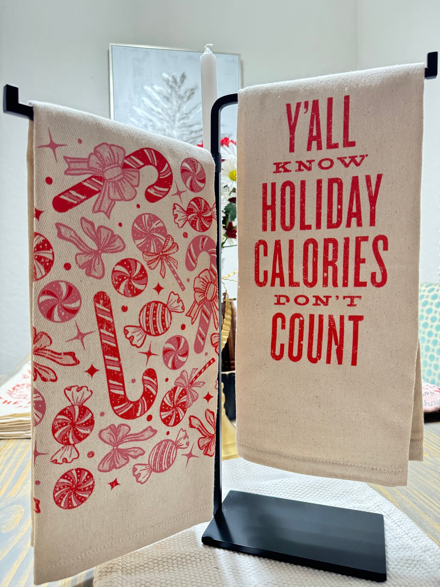 Holiday Calories Kitchen Towel