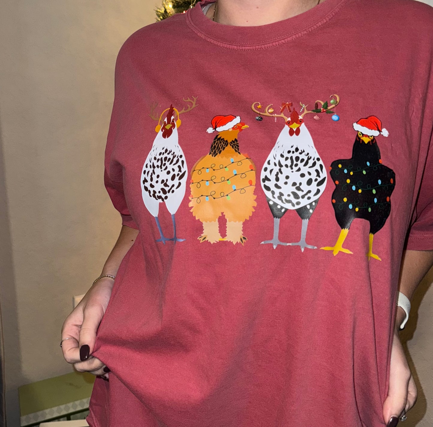 Chicken Christmas Tee!