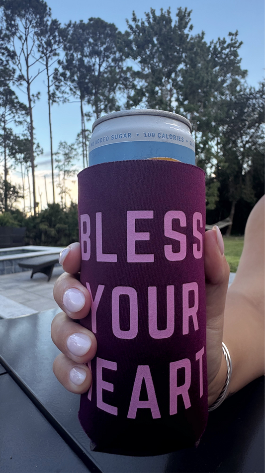 Bless Your Heart Koozie🤍
