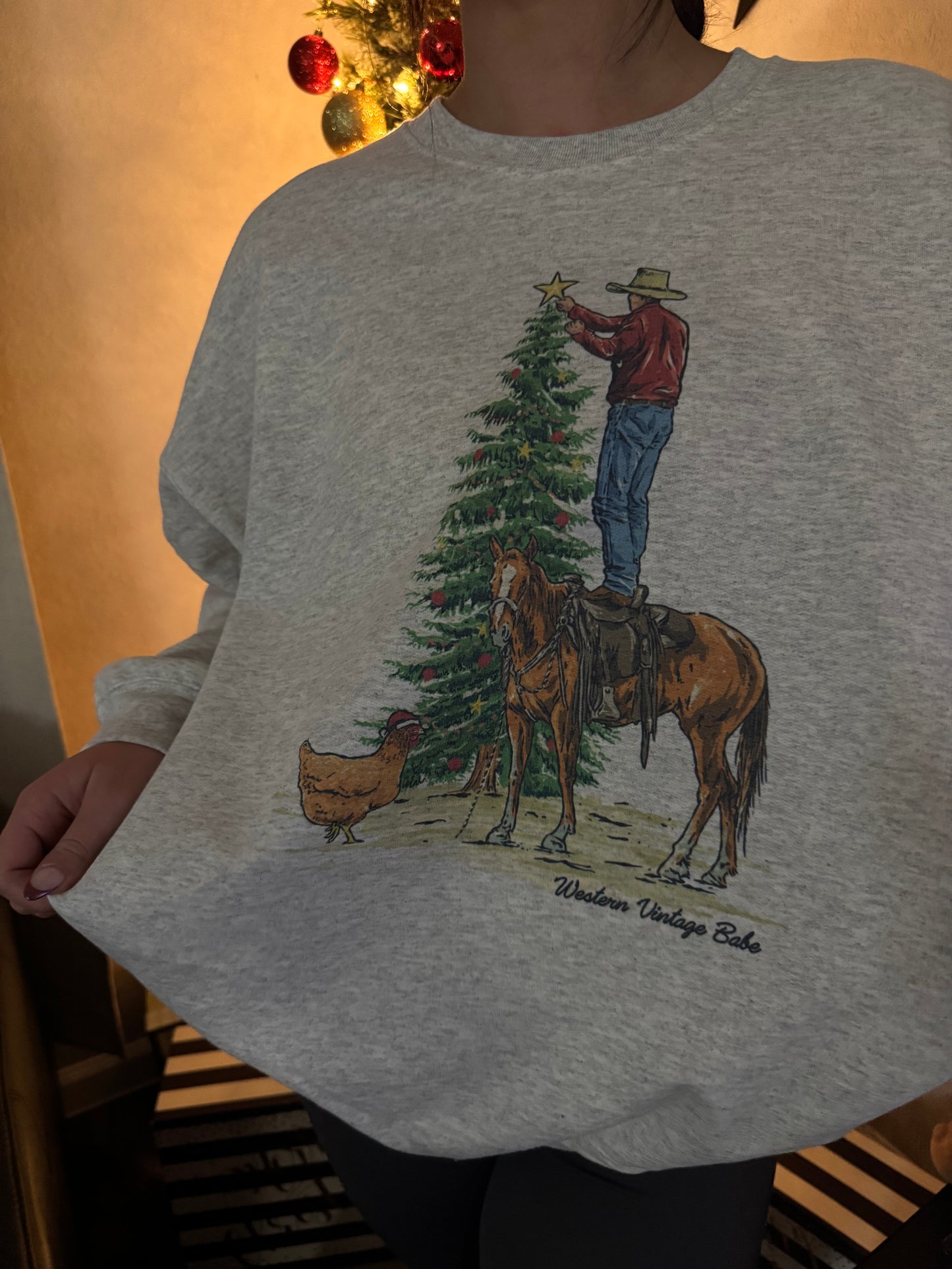 Cowboy Christmas Crewneck!